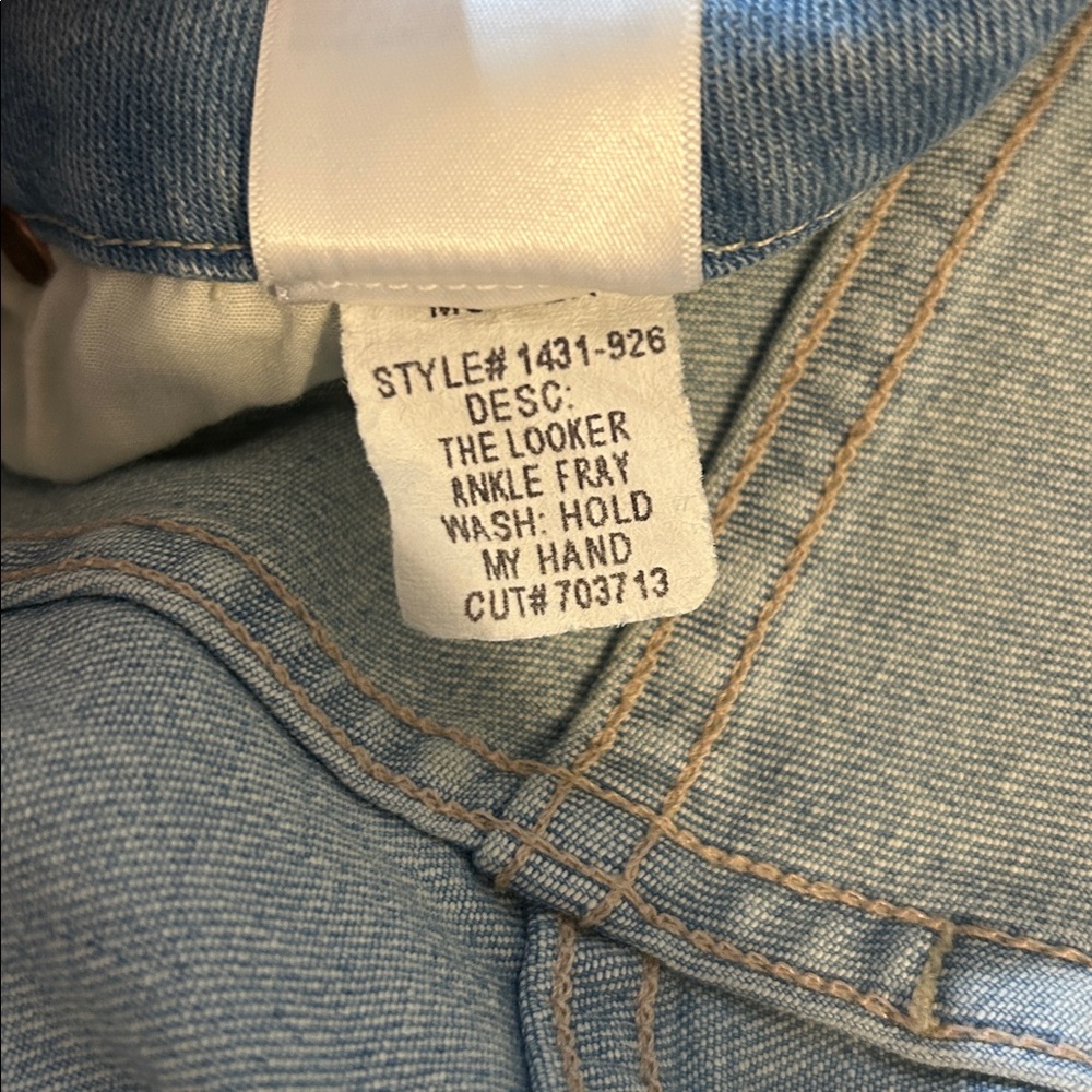 MOTHER The Looker Ankle Fray “hold my hand” size 29 - Picture 14 of 16